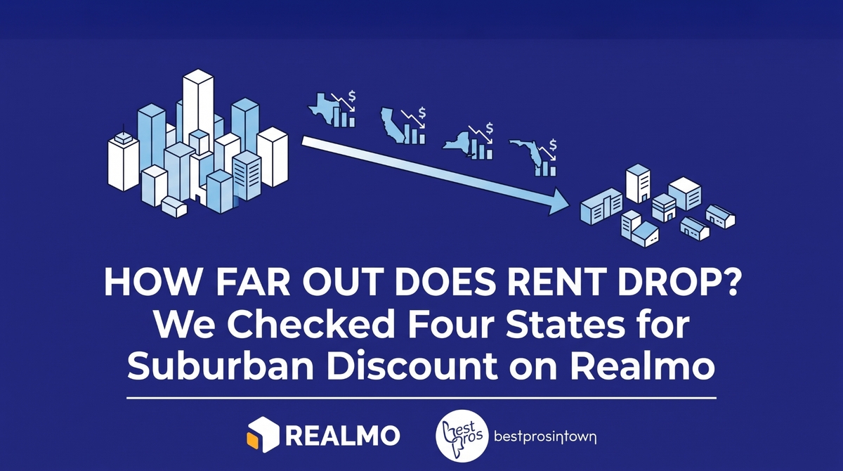 How Far Out Does Office Rent Drop? We Checked Four States for Suburban Discount on Realmo